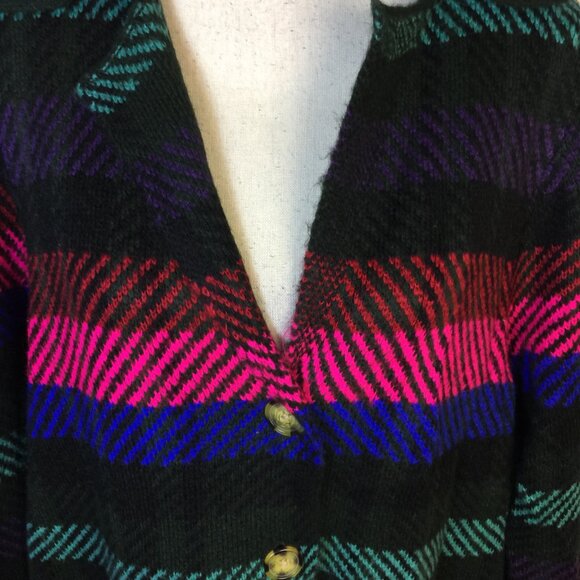 Torrid Sweater Shacket Duster Cardigan Womens Plus 2X Striped Chunky Button Up - Picture 6 of 16